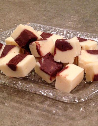 Chocolate Cheesecake Fudge